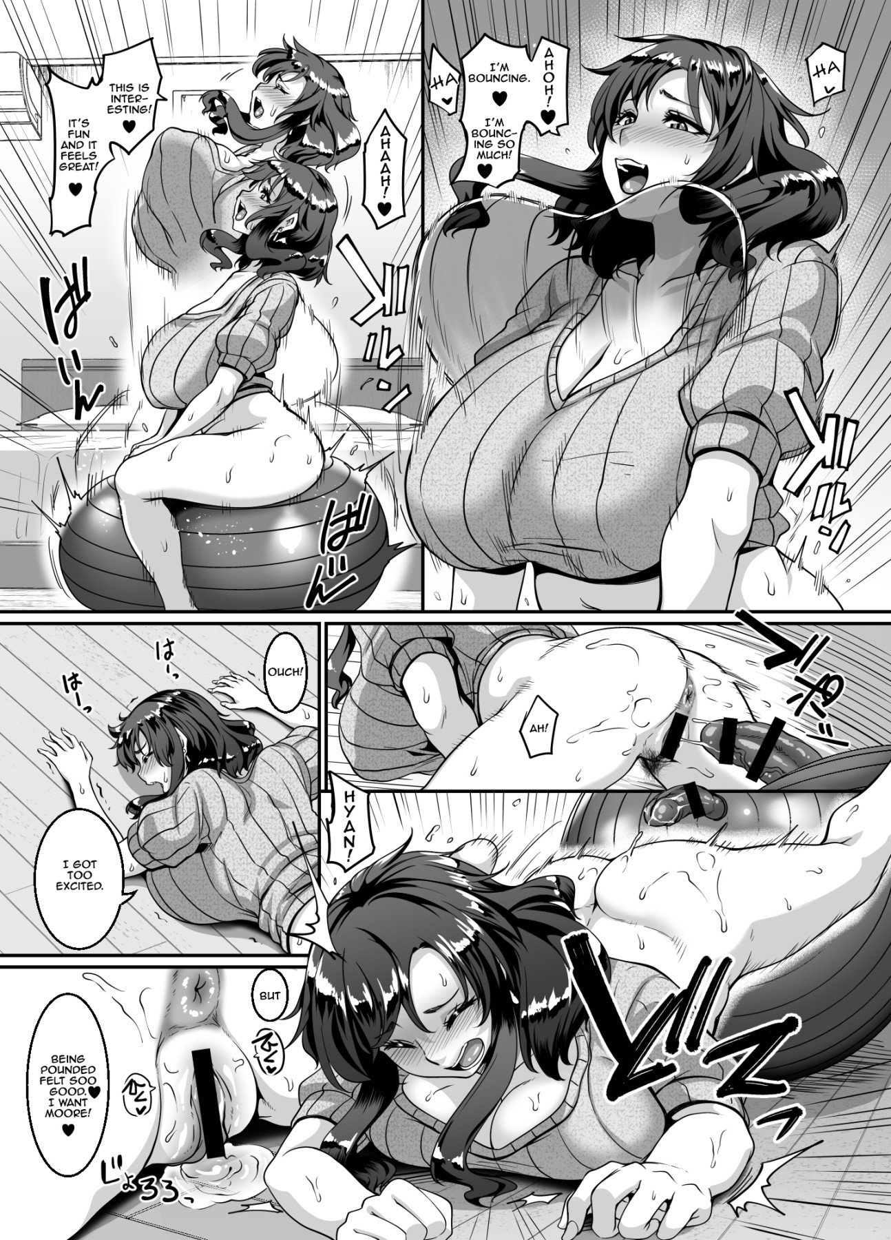 Hentai Manga Comic-This Housewife Loves Her Dildo Ball-Read-9